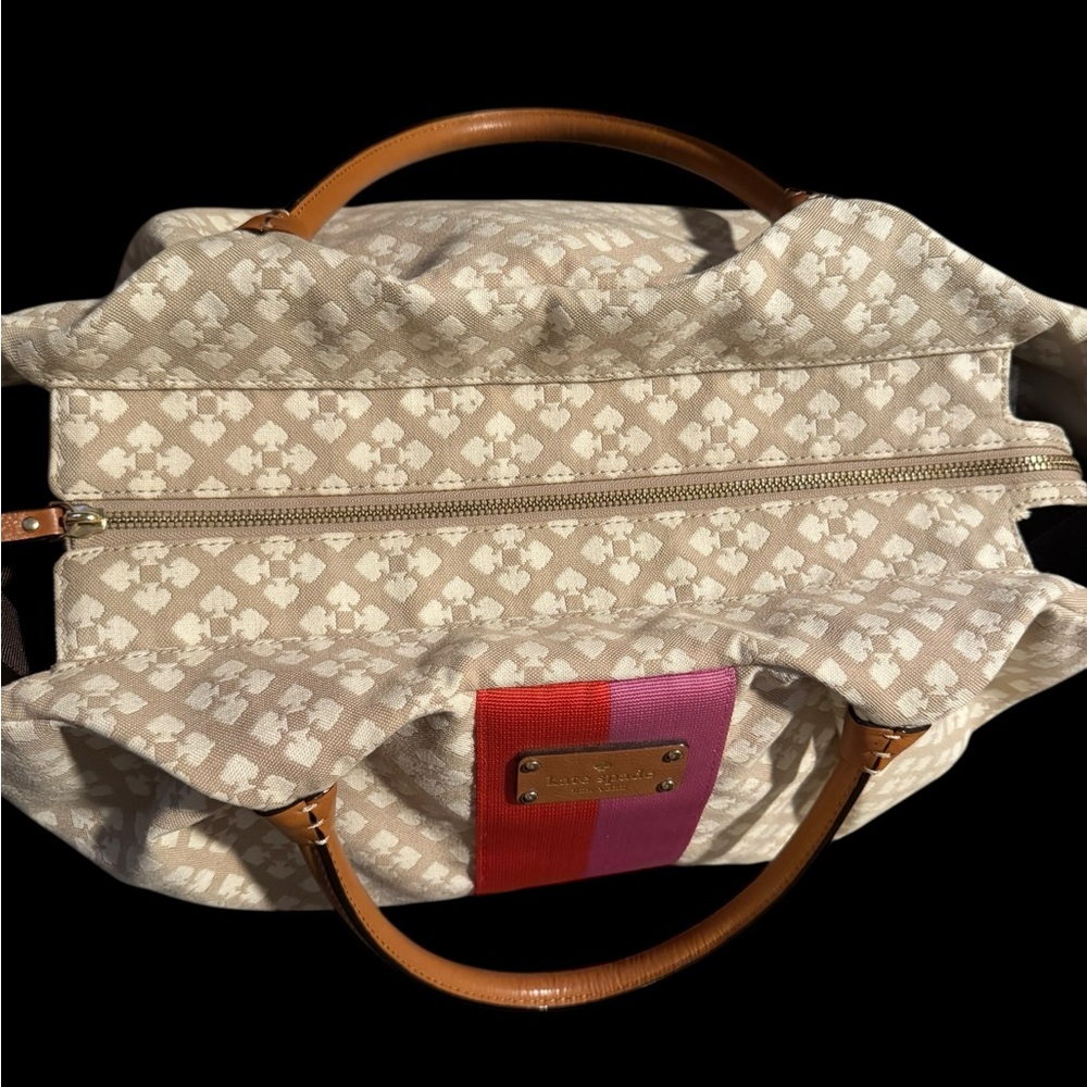 Kate Spade Classic Stevie Baby Bag in Stucco Jacquard Fabric - Picture 6 of 8